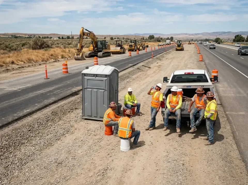 highway-road-construction-crew-007 — frequently asked questions, Porta Potty and Restroom Rentals in Trenton, MO